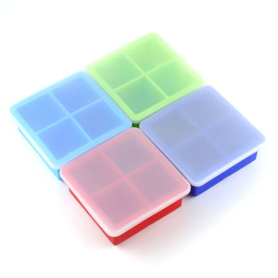 オーダーメイドロゴ 116g Bpa 無料 シリコン アイスキューブ トレイ 蓋 模具 形 供給