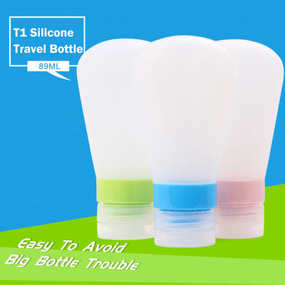 便利なシリコン旅行ボトルキット 容量 37ml / またはカスタム 89ml サンプル 無料 サンプル