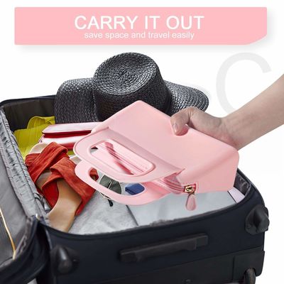 女性用化粧品とトイレットペーパー保管のためのカスタマイズされたカラフルなシリコンジッパーポーチ