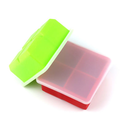 オーダーメイドロゴ 116g Bpa 無料 シリコン アイスキューブ トレイ 蓋 模具 形 供給