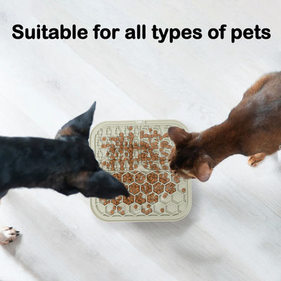シリコン ペット リック パッド スロー フィーダー リッキング マット 犬/猫 パーソナライズド 不安緩和