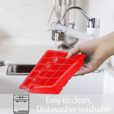 シリコンアイスキューブトレイ 15*12.3*2.3cm 冷蔵庫用 簡単に放出できる方形の氷模具