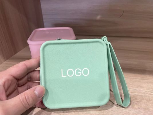オーダーメイド 宝石 収納箱 100% 食品級 シリコン メイクアップ バッグ 女の子 バッグ