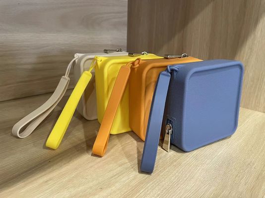 オーダーメイド 宝石 収納箱 100% 食品級 シリコン メイクアップ バッグ 女の子 バッグ