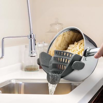 調整可能なシリコンクリップ 器具 フィルターやポットにぴったり