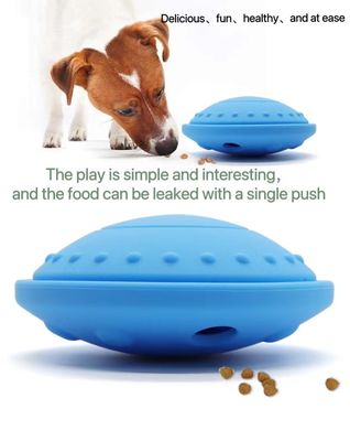 インタラクティブなフードボール 耐久性シリコン 噛みボール 犬のためのトリートメント パズルとトレーニング