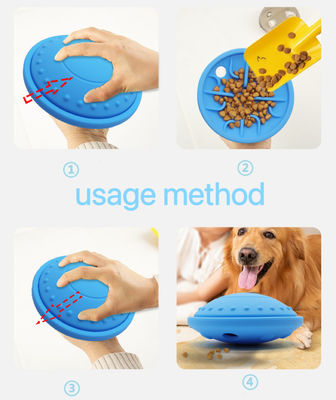 インタラクティブなフードボール 耐久性シリコン 噛みボール 犬のためのトリートメント パズルとトレーニング