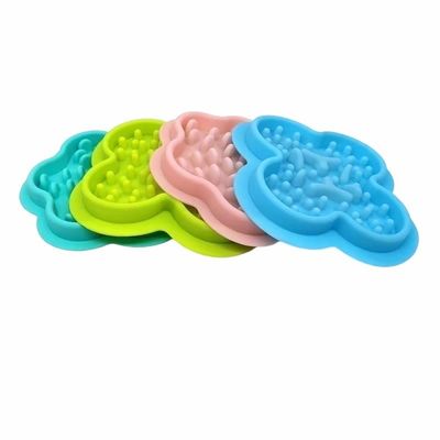 シリコンペットボウル ゆっくりと餌を与える 窒息防止と転覆 OEM/ODM 受け入れ