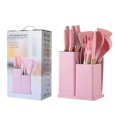 19 PCS ノンスティック シリコン キッチン用具 セット 耐久性 キッチン用具