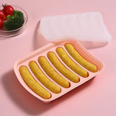 17.5*14cm シリコン ソーセージ 赤ちゃん 補完食品 食品級 ホットドッグ 菌類