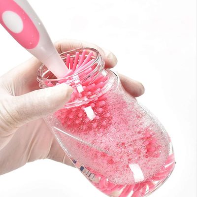 シリコンボトルクリーニングブラシ 乳首クリーナー 赤ちゃんボトル用 10.4*2.2 in /26.5*58
