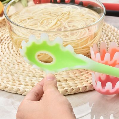 粘りしない 持ち運び可能な シリコン パスタ スプーン 調理用 環境に優しい キッチン用具