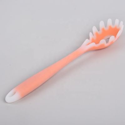 粘りしない 持ち運び可能な シリコン パスタ スプーン 調理用 環境に優しい キッチン用具