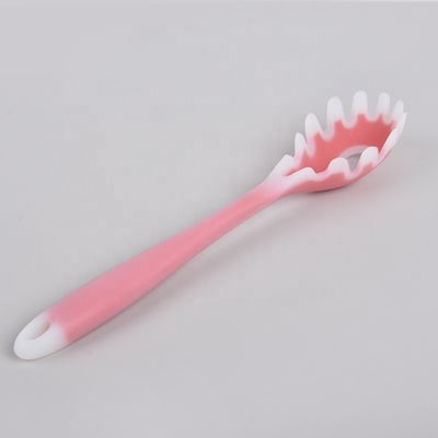 粘りしない 持ち運び可能な シリコン パスタ スプーン 調理用 環境に優しい キッチン用具