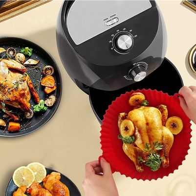 1.96cm*17cm*6.5cm シリコンエアフライヤーライナー 持続可能で再利用可能な料理用