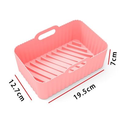 2Pcs 食品安全 粘着しないエアフライヤー シリコンポットアクセサリー 代替パン皿