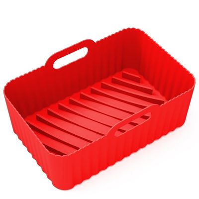 2Pcs 食品安全 粘着しないエアフライヤー シリコンポットアクセサリー 代替パン皿